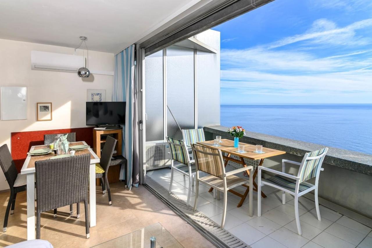 Air-Conditioned Apartment With Sea View Furnished Terrace & Parking Cap-d'Ail Esterno foto